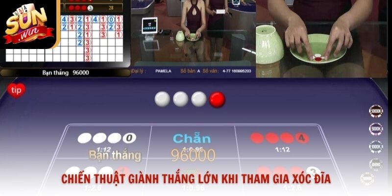 Chiến thuật giành thắng lớn khi tham gia xóc đĩa
